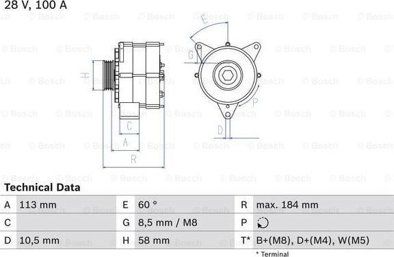 BOSCH 0 986 043 890 - Alternatore autozon.pro