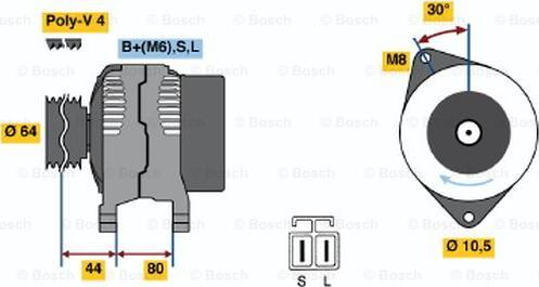 BOSCH 0 986 042 941 - Alternatore autozon.pro