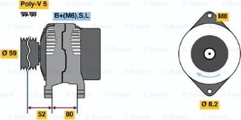 BOSCH 0 986 042 961 - Alternatore autozon.pro