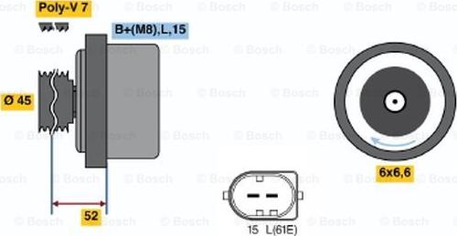 BOSCH 0 986 042 420 - Alternatore autozon.pro