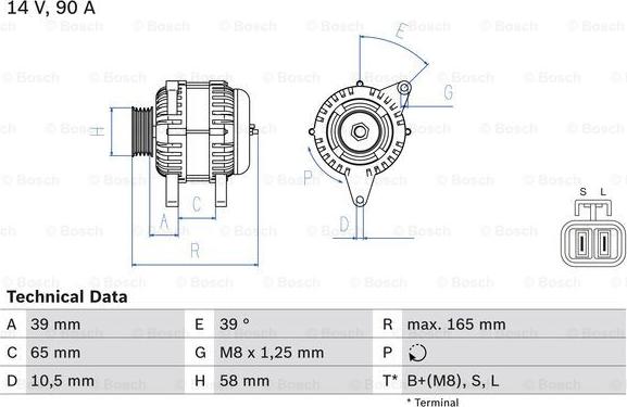 BOSCH 0 986 042 680 - Alternatore autozon.pro