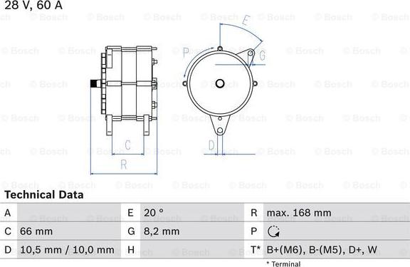 BOSCH 0 986 042 051 - Alternatore autozon.pro