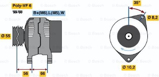 BOSCH 0 986 042 141 - Alternatore autozon.pro