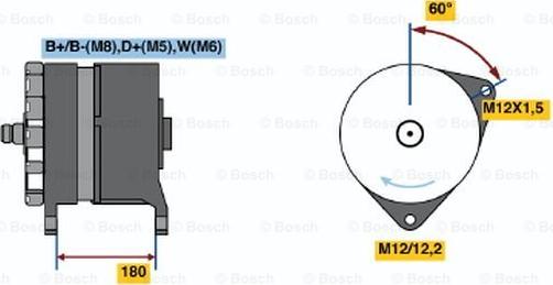 BOSCH 0 986 042 850 - Alternatore autozon.pro