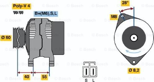 BOSCH 0 986 042 881 - Alternatore autozon.pro