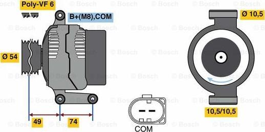 BOSCH 0 986 047 940 - Alternatore autozon.pro