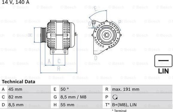 BOSCH 0 986 047 380 - Alternatore autozon.pro