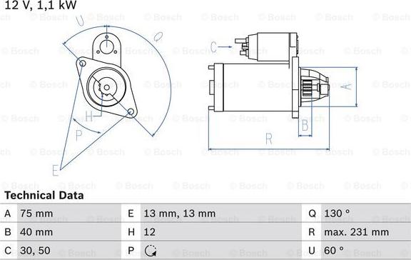 BOSCH 0 986 019 920 - Motorino d'avviamento autozon.pro