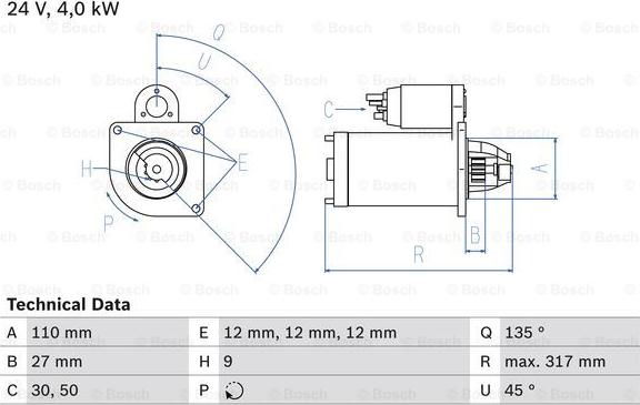 BOSCH 0 986 019 010 - Motorino d'avviamento autozon.pro