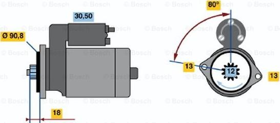 BOSCH 0 986 019 171 - Motorino d'avviamento autozon.pro