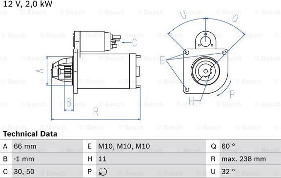 BOSCH 0 986 019 271 - Motorino d'avviamento autozon.pro