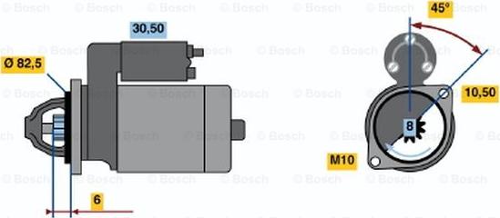 BOSCH 0 986 014 211 - Motorino d'avviamento autozon.pro