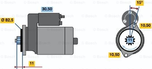 BOSCH 0 986 014 271 - Motorino d'avviamento autozon.pro