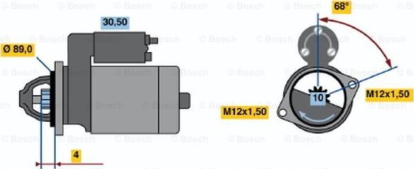 BOSCH 0 986 015 991 - Motorino d'avviamento autozon.pro