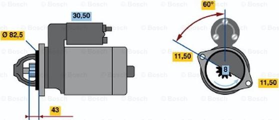 BOSCH 0 986 015 481 - Motorino d'avviamento autozon.pro