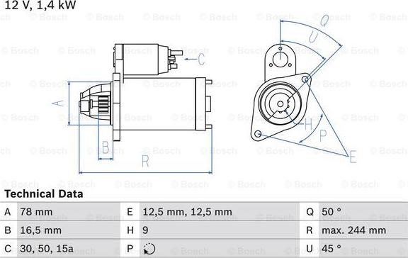 BOSCH 0 986 010 690 - Motorino d'avviamento autozon.pro