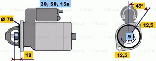 BOSCH 0 986 010 120 - Motorino d'avviamento autozon.pro