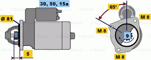 BOSCH 0 986 011 780 - Motorino d'avviamento autozon.pro