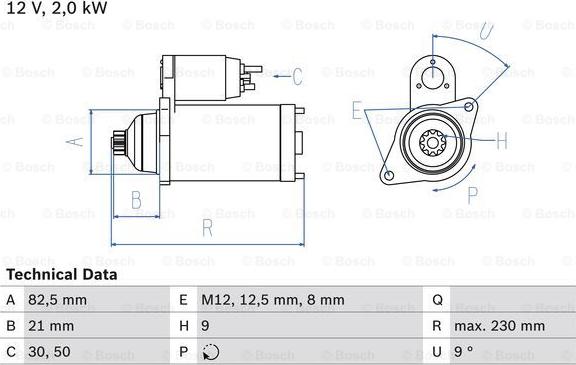 BOSCH 0 986 018 940 - Motorino d'avviamento autozon.pro