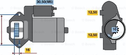 BOSCH 0 986 018 531 - Motorino d'avviamento autozon.pro