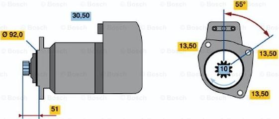 BOSCH 0 986 018 100 - Motorino d'avviamento autozon.pro