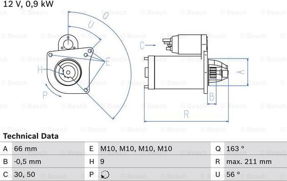 BOSCH 0 986 018 360 - Motorino d'avviamento autozon.pro