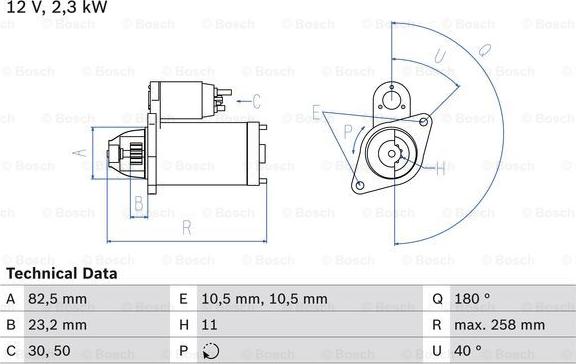 BOSCH 0 986 018 290 - Motorino d'avviamento autozon.pro