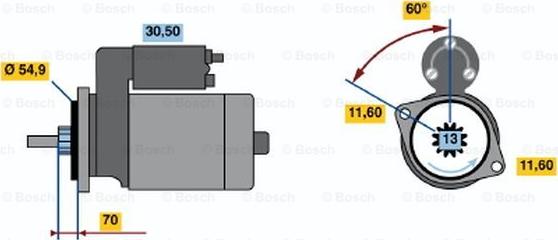 BOSCH 0 986 018 761 - Motorino d'avviamento autozon.pro