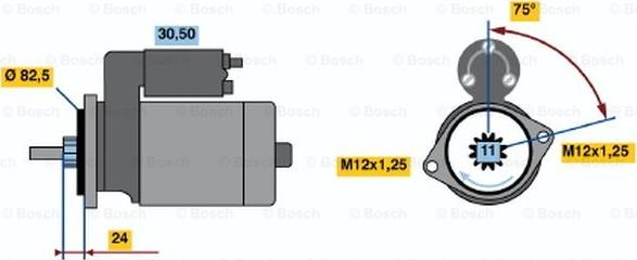 BOSCH 0 986 013 991 - Motorino d'avviamento autozon.pro