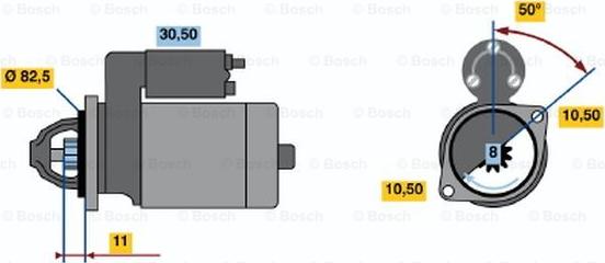 BOSCH 0 986 012 931 - Motorino d'avviamento autozon.pro