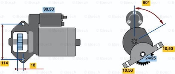 BOSCH 0 986 012 921 - Motorino d'avviamento autozon.pro