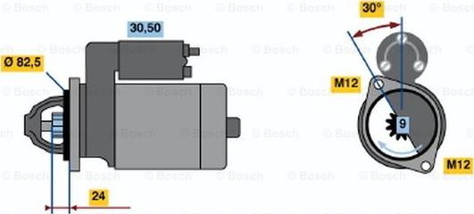 BOSCH 0 986 012 690 - Motorino d'avviamento autozon.pro