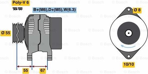 BOSCH 0 986 080 900 - Alternatore autozon.pro