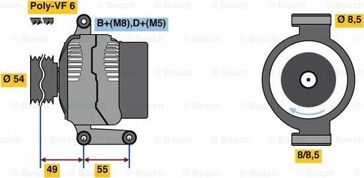 BOSCH 0 986 080 980 - Alternatore autozon.pro