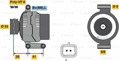 BOSCH 0 986 080 930 - Alternatore autozon.pro