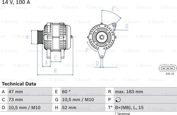 BOSCH 0 986 080 920 - Alternatore autozon.pro