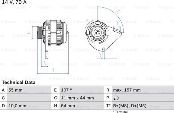 BOSCH 0 986 080 490 - Alternatore autozon.pro