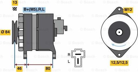 BOSCH 0 986 080 160 - Alternatore autozon.pro