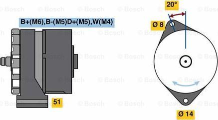 BOSCH 0 986 080 180 - Alternatore autozon.pro