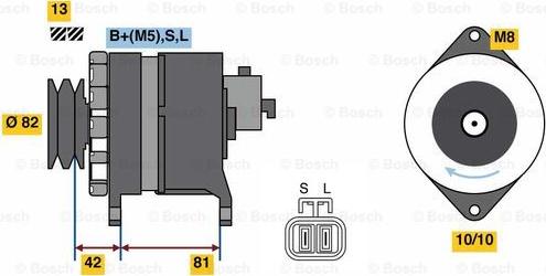 BOSCH 0 986 080 170 - Alternatore autozon.pro