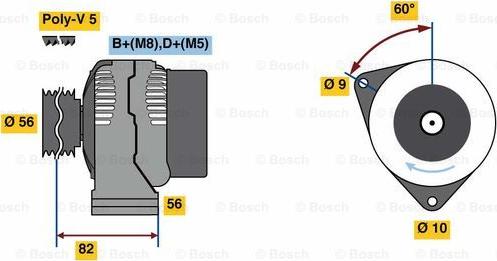 BOSCH 0 986 080 890 - Alternatore autozon.pro