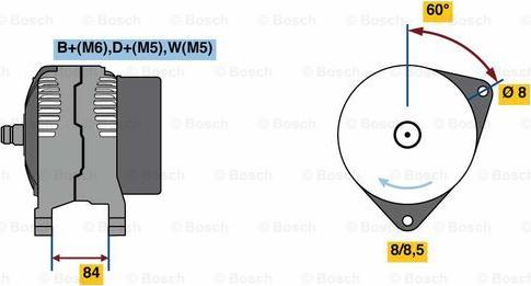 BOSCH 0 986 080 820 - Alternatore autozon.pro