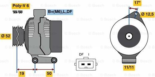 BOSCH 0 986 080 230 - Alternatore autozon.pro