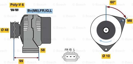 BOSCH 0 986 081 290 - Alternatore autozon.pro