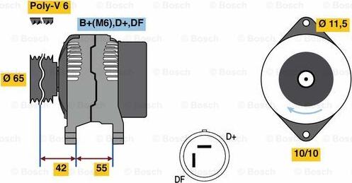 BOSCH 0 986 081 200 - Alternatore autozon.pro