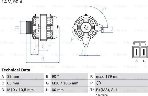 BOSCH 0 986 083 480 - Alternatore autozon.pro