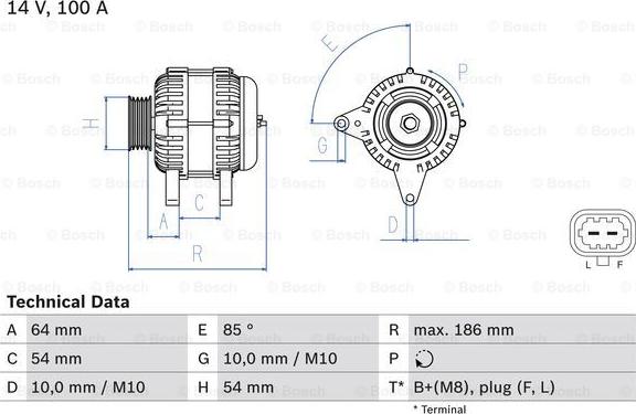 BOSCH 0 986 083 420 - Alternatore autozon.pro