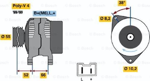 BOSCH 0 986 039 991 - Alternatore autozon.pro