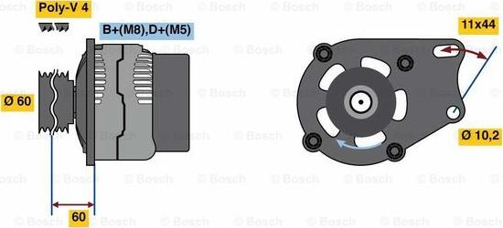 BOSCH 0 986 039 471 - Alternatore autozon.pro