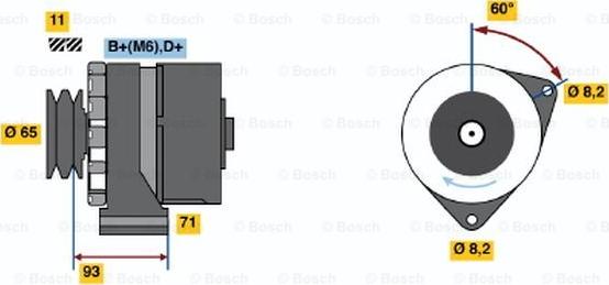 BOSCH 0 986 039 150 - Alternatore autozon.pro